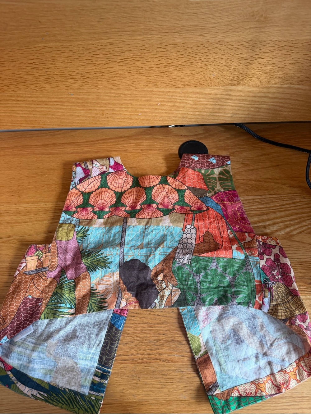 Colorful Patchwork Quilted Vest